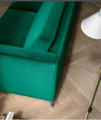 Woonkamer Groen Driepersoons Stoffen Designbank Bekleding Bank Banken Groene Meubels