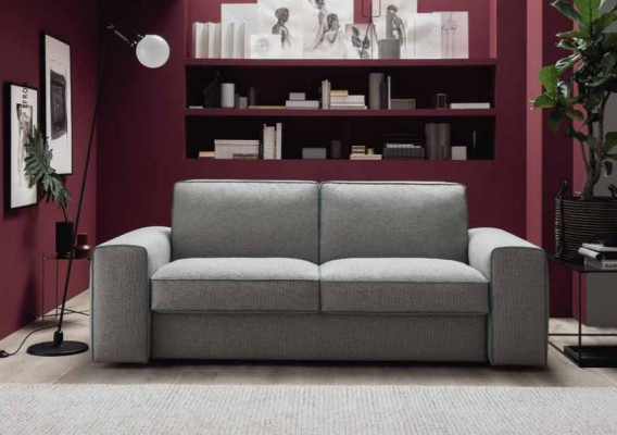 Driepersoonsbank gestoffeerd Designbank Modern 3-zitsbank Woonkamermeubels Grijs Zitplaatsen