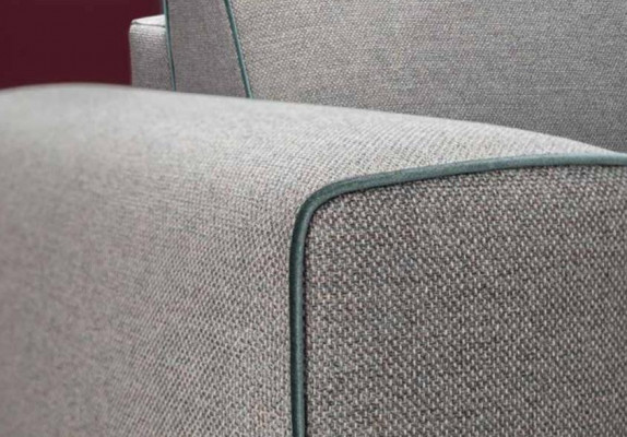 Driepersoonsbank gestoffeerd Designbank Modern 3-zitsbank Woonkamermeubels Grijs Zitplaatsen