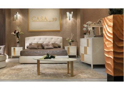 Italiaanse stijl meubels 4-delige set Bed + 2x nachtkastje + commode slaapkamer