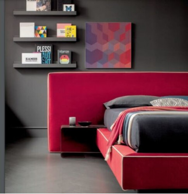 Ontwerp Luxe Tweepersoons Hotelbedden Stoffen Luxe Slaapkamerbed Italiaanse Meubels Nieuw