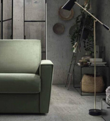Meubels Woonkamer Ontwerp Groen Textiel Alfitalia Moderne Ontwerp Luxe Bankstel 2-zits