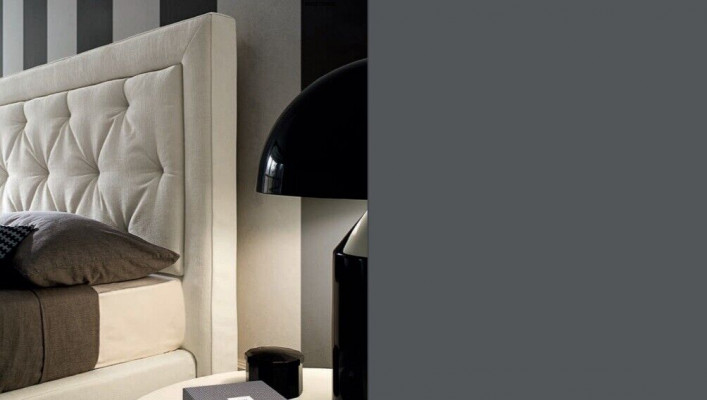 Chesterfield bedden 180x200cm slaapkamer textiel stof bed design luxe hotel