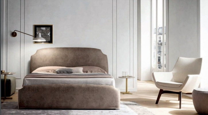 Luxe tweepersoons slaapkamer textiel bedden 200x200 bed gestoffeerd bed Italiaanse meubels