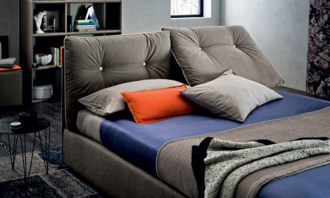 Tweepersoonsbedden Houten Ontwerp 180x200cm Nieuw Luxe Bed Slaapkamer Textiel Bekleding