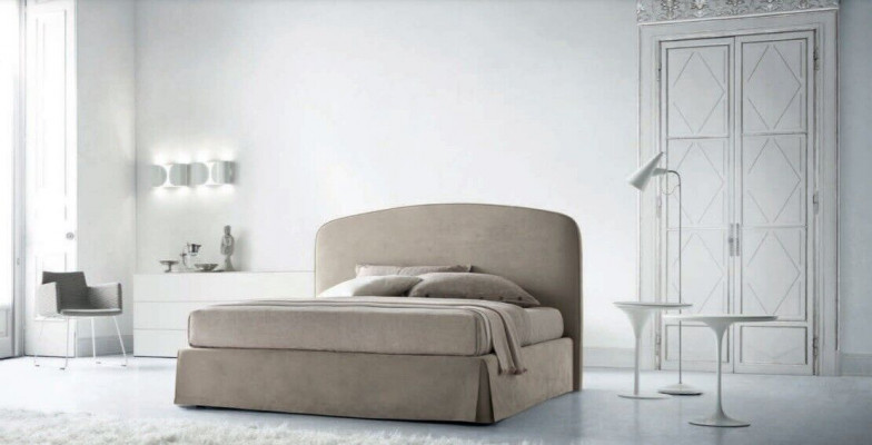 Bed bekleding luxe dubbele hotelbedden huwelijk 180x200cm Italiaanse meubels textielleder
