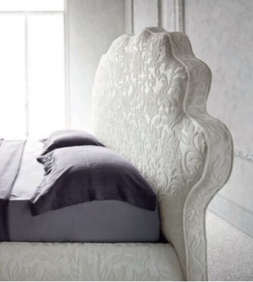 Luxe Italiaans design meubels slaapkamer tweepersoonsbed 160x200cm houten textielmeubels