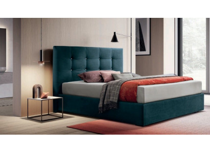 Ontwerp bedden slaapkamer textiel 180x200cm bed gestoffeerd luxe dubbel hotel nieuw