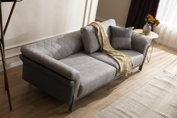 Tv-meubel Laag tv-meubel Bank 3-zitsbank 2 salontafels Tv-wand