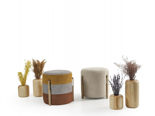 Hocker Voetenbank Ottoman Zithocker Zitpoef Woonkamer Ontwerper