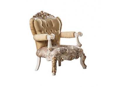 Klassieke fauteuil Eenpersoons Troon Barok Rococo Woonkamer Armstoel