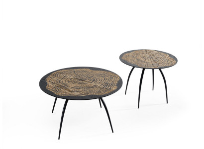 Luxe design salontafels zwart Ronde tafels Woonkamer Bijzettafel