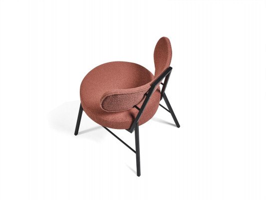 Luxe moderne bruine eetkamerstoel in Italiaans design