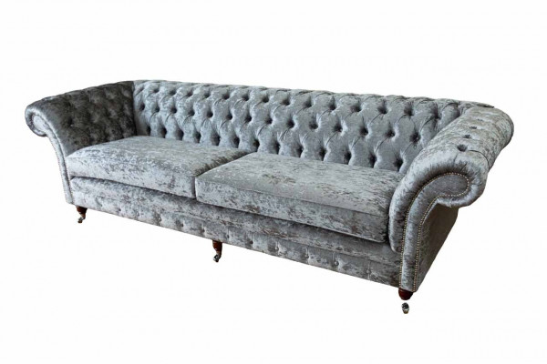 Vierzits bank Banken 4-zits Chesterfield woonkamer stof design stoel.