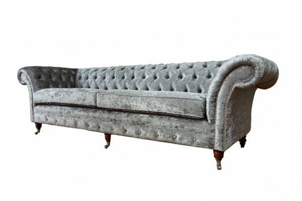 Vierzits bank Banken 4-zits Chesterfield woonkamer stof design stoel.