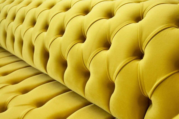 Sofa Viersitzer Chesterfield Design Sofas Möbel Wohnzimmer Couch Polster Sofa met vier zitplaatsen in Chesterfield-ontwerp Meubels Woonkamer Bank Bekleding