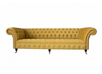 Chesterfield Textiel Bekleding Luxe Sofa Design Bank Sofa 4-zits Nieuw