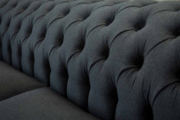 Design bankstel 4-zits bankstel textiel bekleding klassieke bankstellen Chesterfield