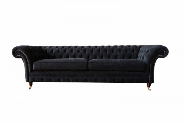 Design Sofa 4-zitsbekleding Luxe Klassieke Textiel Chesterfield Sofa's