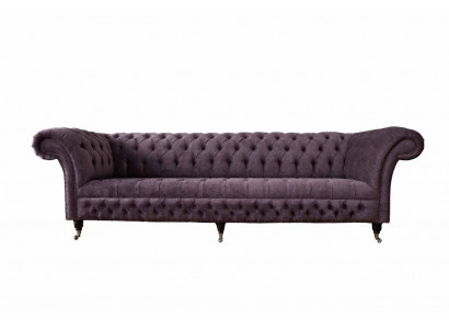 Design Bankstel 4-zits Bank Bekleding Luxe Textiel Bankstellen Chesterfield