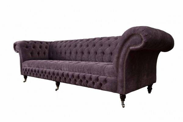 Design Bankstel 4-zits Bank Bekleding Luxe Textiel Bankstellen Chesterfield
