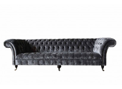 Vierzitterbank 4-zitsbanken Textiel Modern Design Stof Polyester Grijs