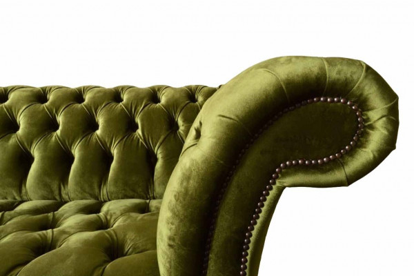 Ontwerp Chesterfield bankstel 3-zits Groen Bank Bekleding Bankstellen Woonkamer