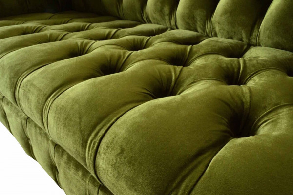 Ontwerp Chesterfield bankstel 3-zits Groen Bank Bekleding Bankstellen Woonkamer