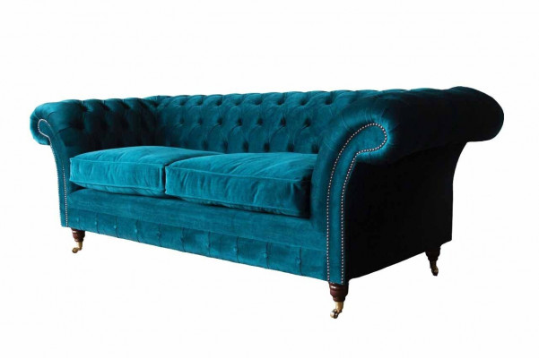 Designerbank 3-zits Chesterfield bankstel gestoffeerde banken designbank zitting