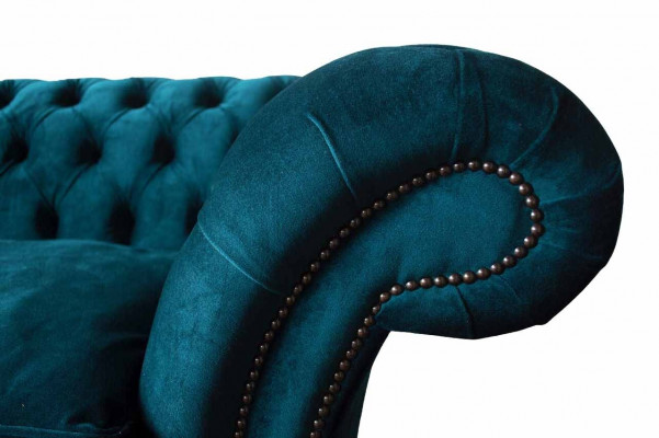 Designerbank 3-zits Chesterfield bankstel gestoffeerde banken designbank zitting