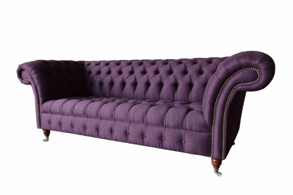 Chesterfield 3-zits bank Stoffen bank Bank Bekleding Zitbanken Nieuw