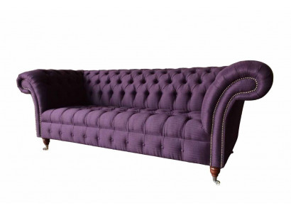 Chesterfield 3-zits bank Stoffen bank Bank Bekleding Zitbanken Nieuw