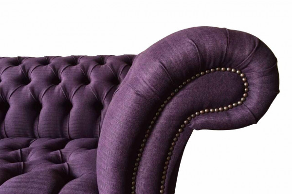 Chesterfield 3-zits bank Stoffen bank Bank Bekleding Zitbanken Nieuw