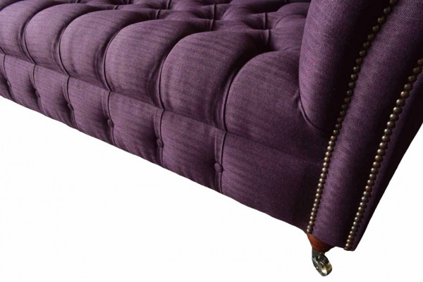 Chesterfield 3-zits bank Stoffen bank Bank Bekleding Zitbanken Nieuw