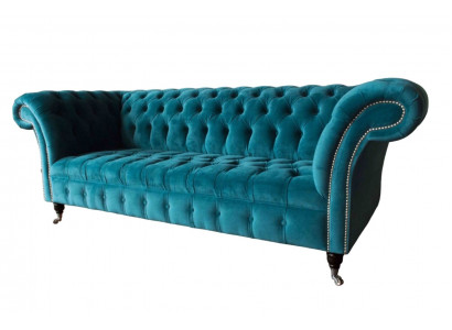 Bank Driepersoons Bekleed 3-zits Bankstellen Design Luxe Meubels Textiel Nieuw
