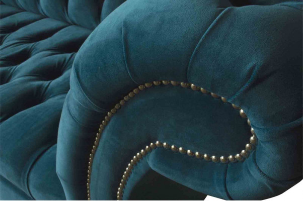 Bank Driepersoons Bekleed 3-zits Bankstellen Design Luxe Meubels Textiel Nieuw