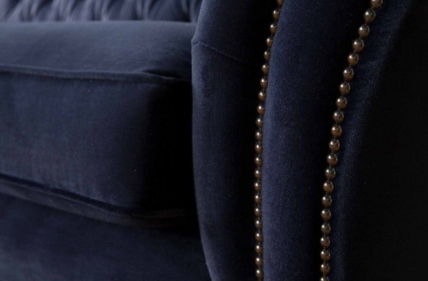 Chesterfield driezitsbank gestoffeerde designbank 3-zitsbank meubels