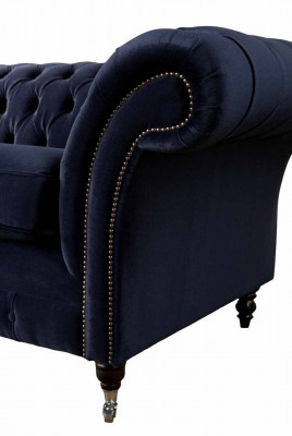 Chesterfield driezitsbank gestoffeerde designbank 3-zitsbank meubels