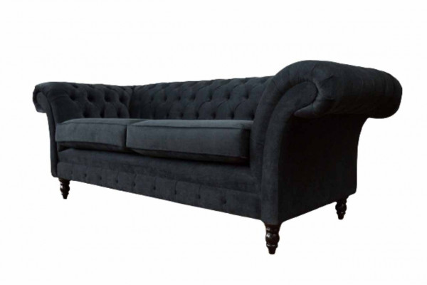 Chesterfield Roze Nieuwe Driepersoons Stoffen Design Bank Gestoffeerde Bank Nieuw