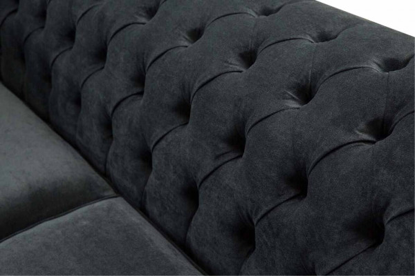 Chesterfield Roze Nieuwe Driepersoons Stoffen Design Bank Gestoffeerde Bank Nieuw