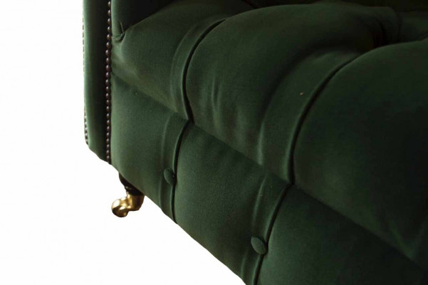 Design Bankstel 3-Zits Bank Bekleding Chesterfield Woonkamer Textiel Bankstellen