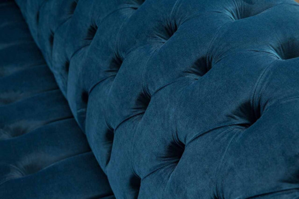 Chesterfield bank 3 zits gestoffeerde banken luxe stof design