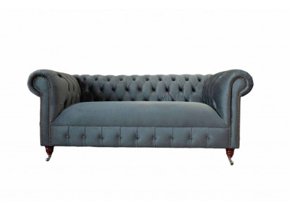 Chesterfield stoffen bank 3-zits driezitter luxe meubelontwerp lounge