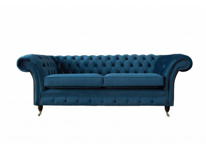 Luxe gestoffeerde sofa driepersoons bank woonkamer zitkussen banken nieuw