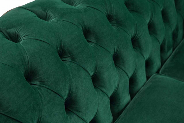 Bankstel 3-zits Groen Bankstellen Stijl Luxe Woonkamer Ontwerp Chesterfield Nieuw
