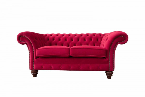 Ontwerp Modern Textiel Sofa 2-Zitsbank Gestoffeerde Luxe Bankstellen Chesterfield
