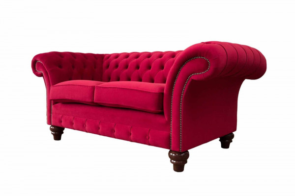 Ontwerp Modern Textiel Sofa 2-Zitsbank Gestoffeerde Luxe Bankstellen Chesterfield