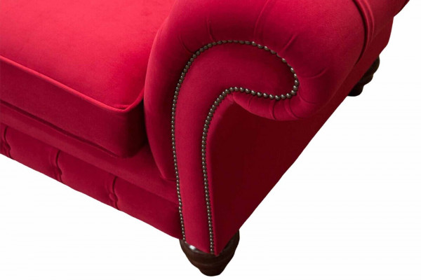 Ontwerp Modern Textiel Sofa 2-Zitsbank Gestoffeerde Luxe Bankstellen Chesterfield