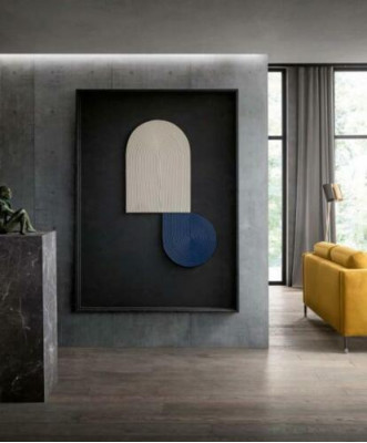 Designer bank stof zitgroep bankstel 3+3 zits + voetenbankje 3-delig.