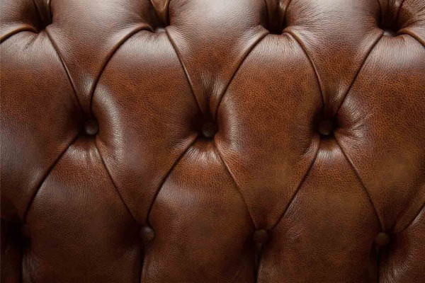 Luxe bankstel 2-zits banken Bruin leder Design meubels Stijl Bekleding Nieuw
